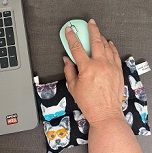 Double Wrist Rest for Mouse Pad